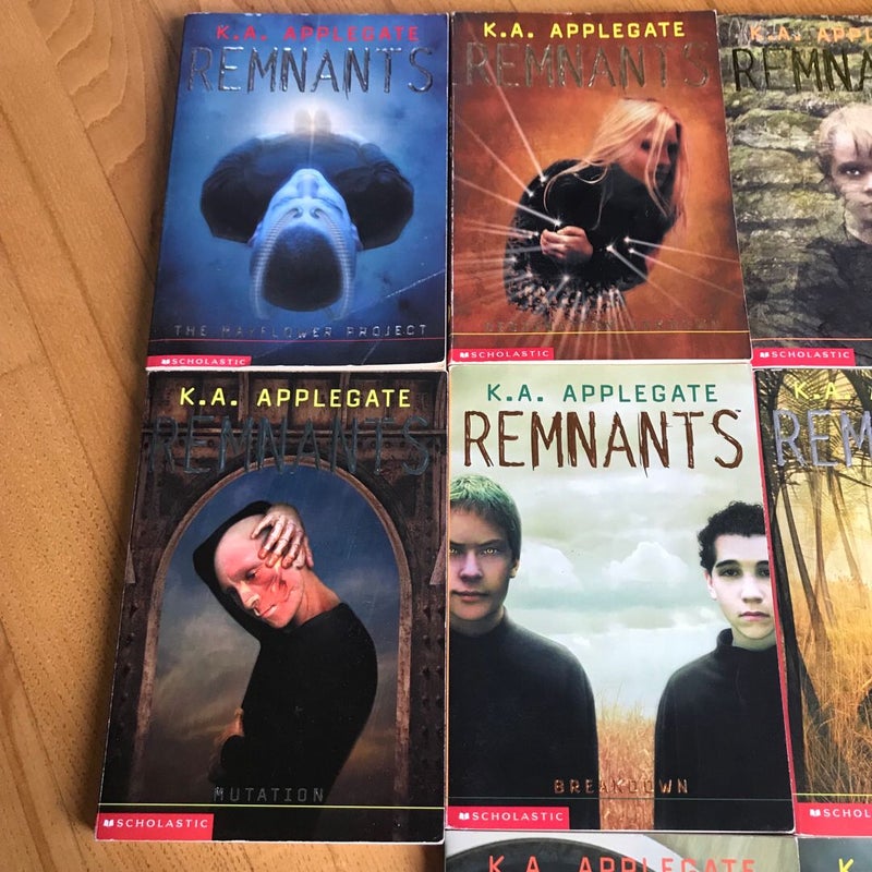 10 Remnants books by K.A. Applegate (same author as Animorphs series) set 8 9 10