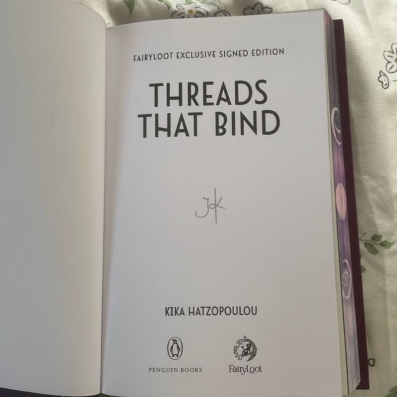 Threads That Bind Fairyloot (Signed)