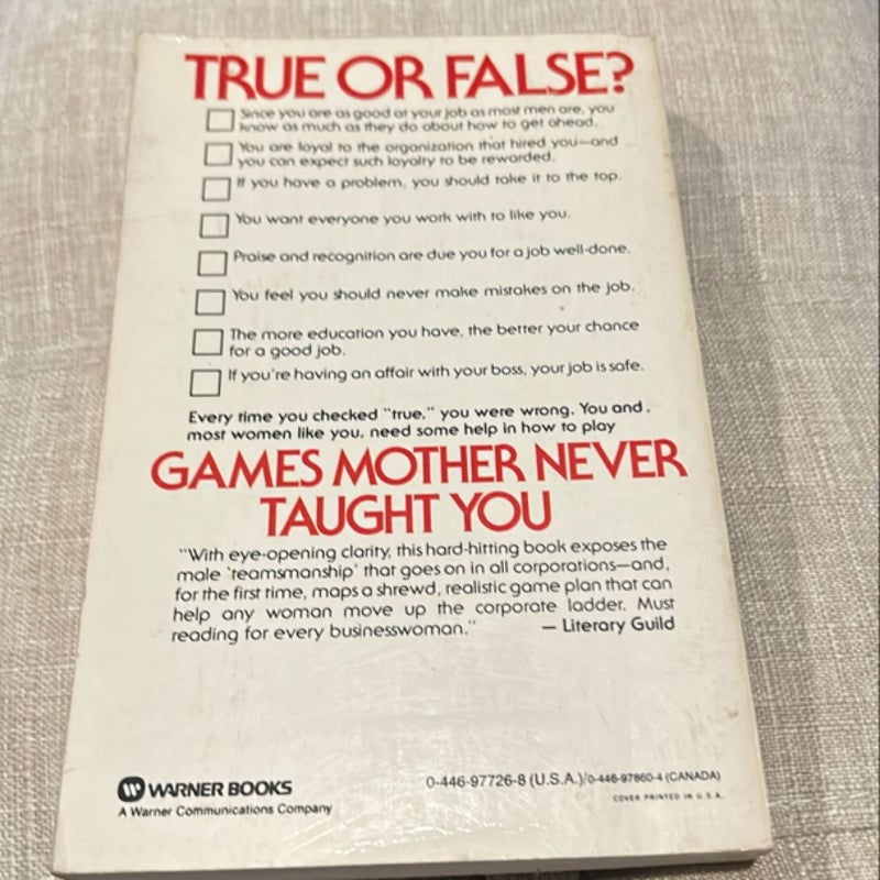 Games mother never taught you