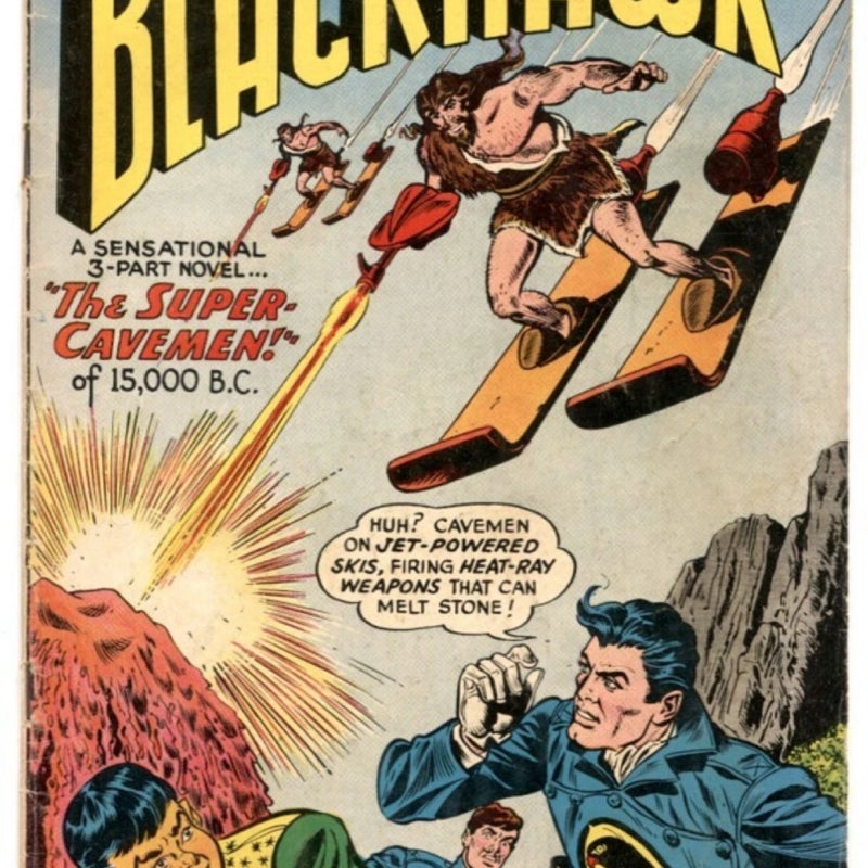 Blackhawk #189 1963-DC silver age- Super Cavemen 