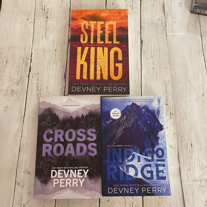 Devney Perry Book Bundle (Crossroads, Indigo Ridge & Steel King) PAPERBACK