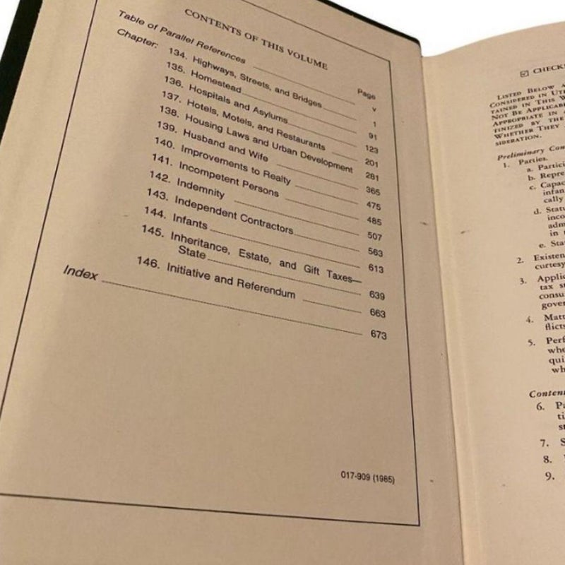 American Jurisprudence Legal Forms 2d- State & Federal Vol 9A- 134:1 To 146:14