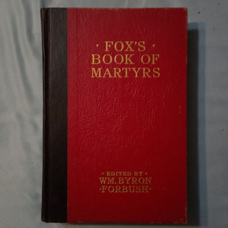 Foxs book of martyrs