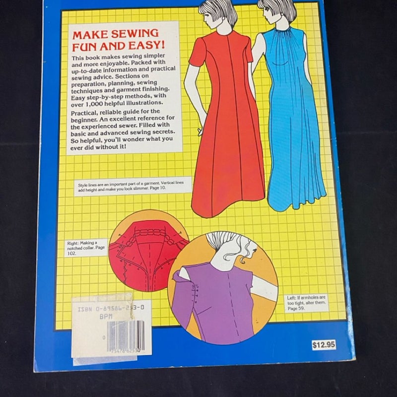 Sewing The Complete Guide HPBooks 1983 Instructions Tips Vintage Book