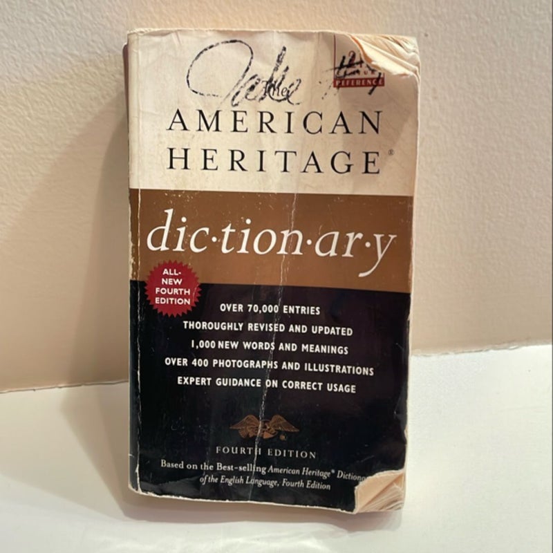 The American Heritage Dictionary