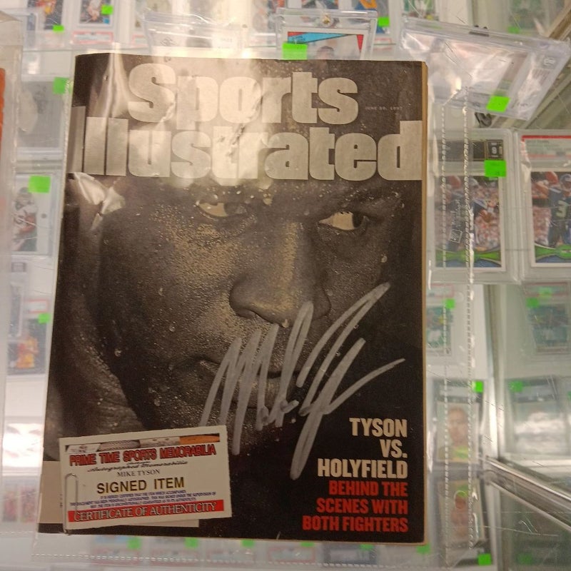 Mike Tyson Sport's Illustrated Verified  Signature 
