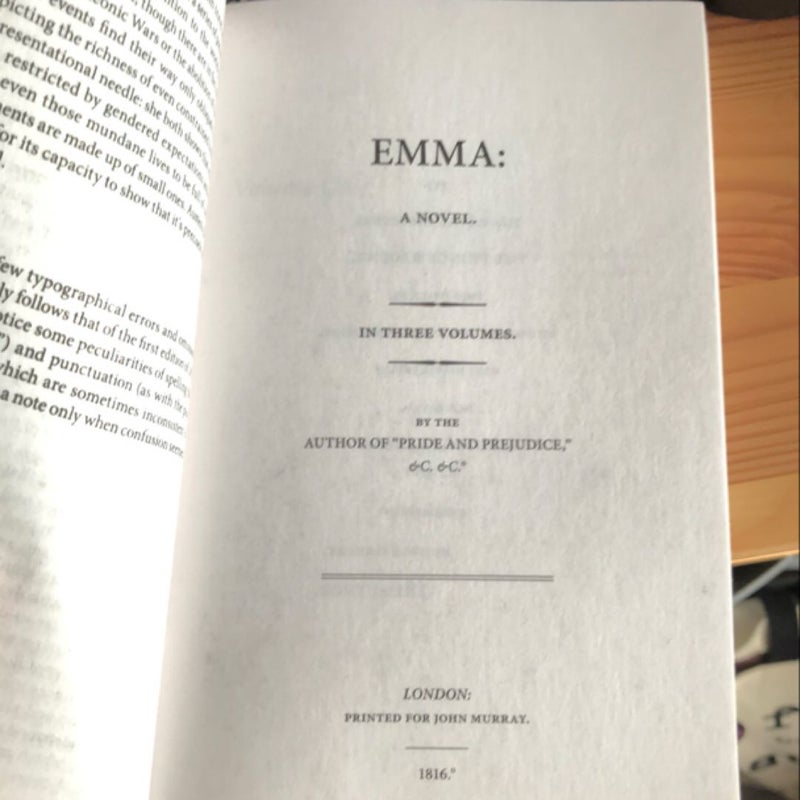 Emma (First Edition) (the Norton Library)