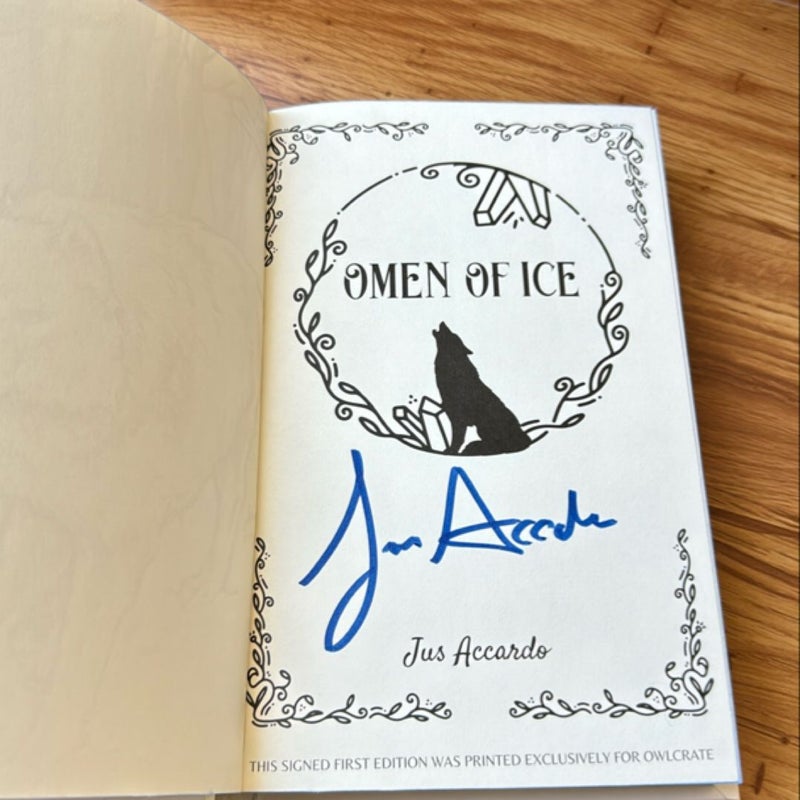 Omen of Ice **SIGNED** EXCLUSIVE EDITION 