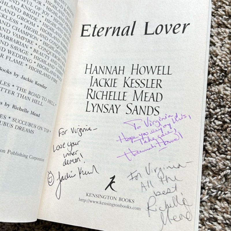 Eternal Lover (personalized and signed by authors)