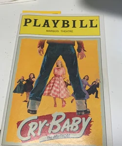 Cry Baby the Musical playbill