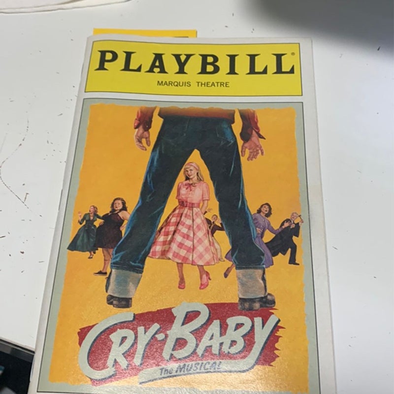 Cry Baby the Musical playbill