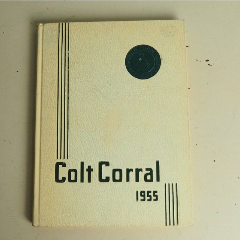 Vintage 1955 Colt Corral Yearbook