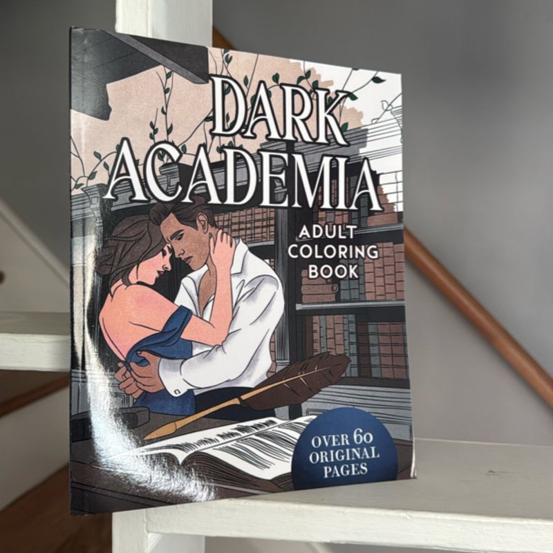 Dark Academia coloring book