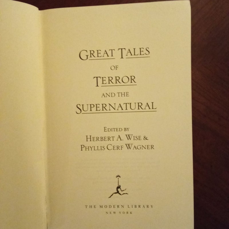 Great Tales of Terror and the Supernatural