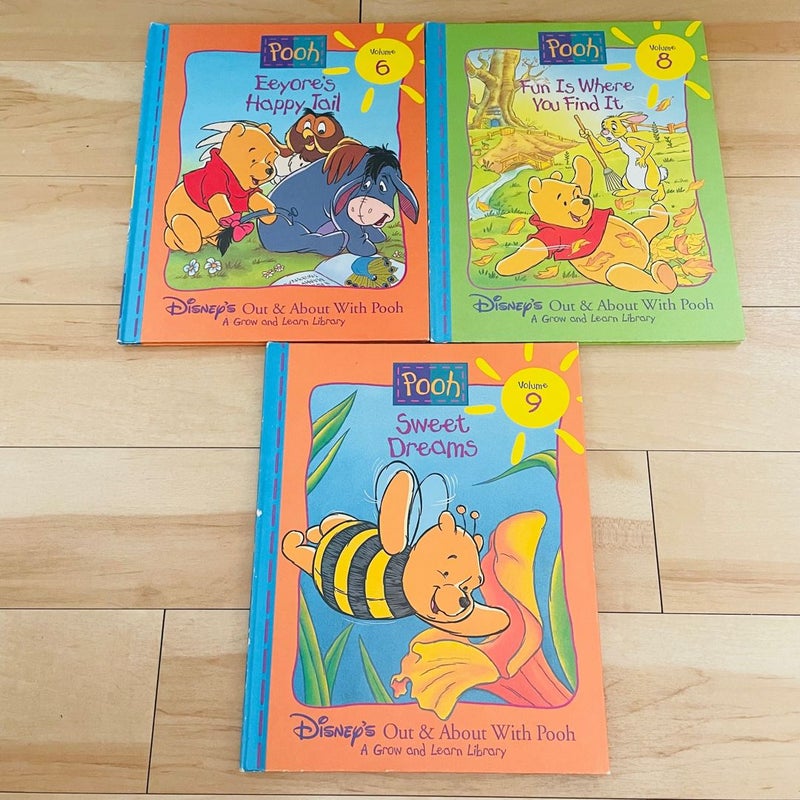 Disney’s Out & About With Pooh Bundle-Lot of 9; Volumes 1, 2, 4, 5, 6, 8, 9, 11, 16