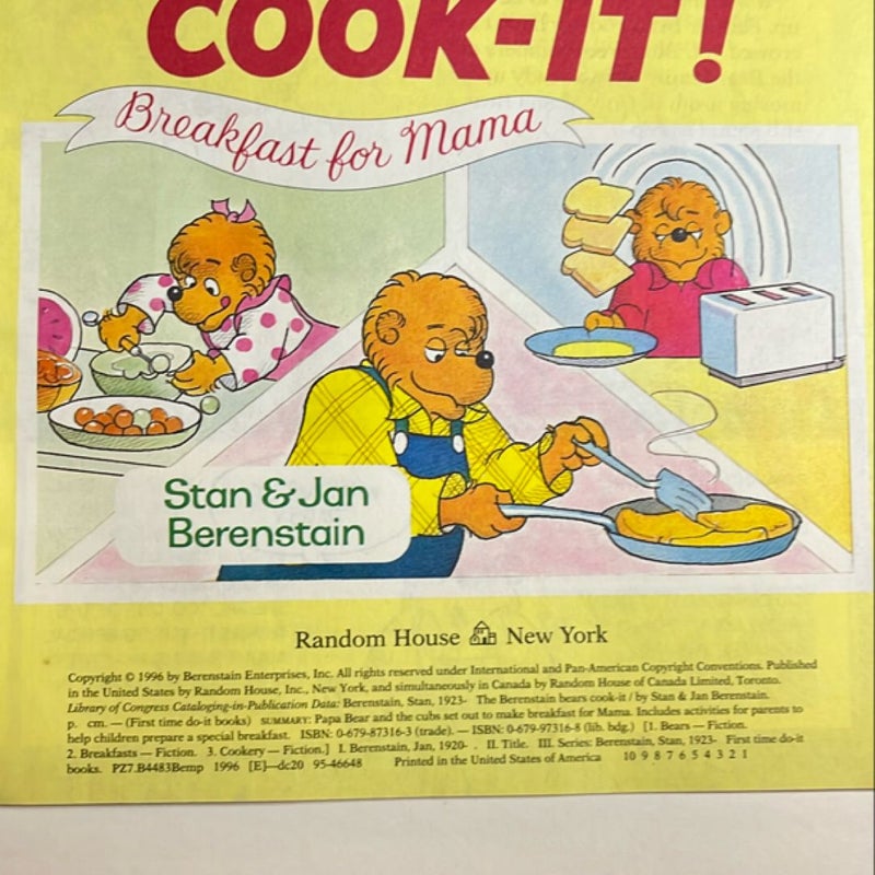 The Berenstain Bears Cook-It!