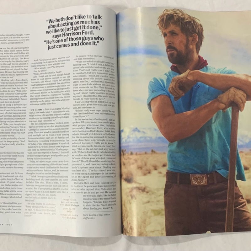  GQ “Ryan Gosling The Return of” Issue Summer 2023 Magazine 