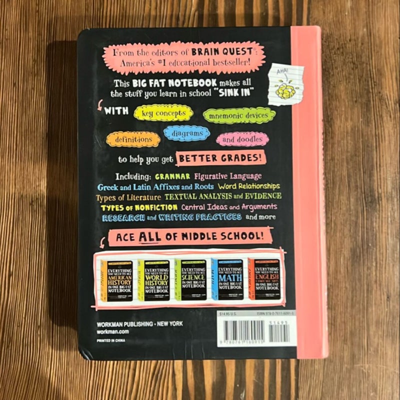 Everything You Need to Ace English Language Arts in One Big Fat Notebook