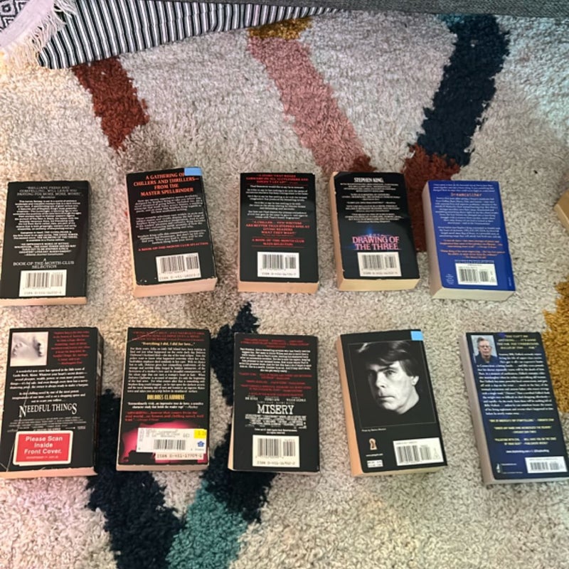 Stephen King lot of 10 (misery, the stand, thinner, dark tower, more)