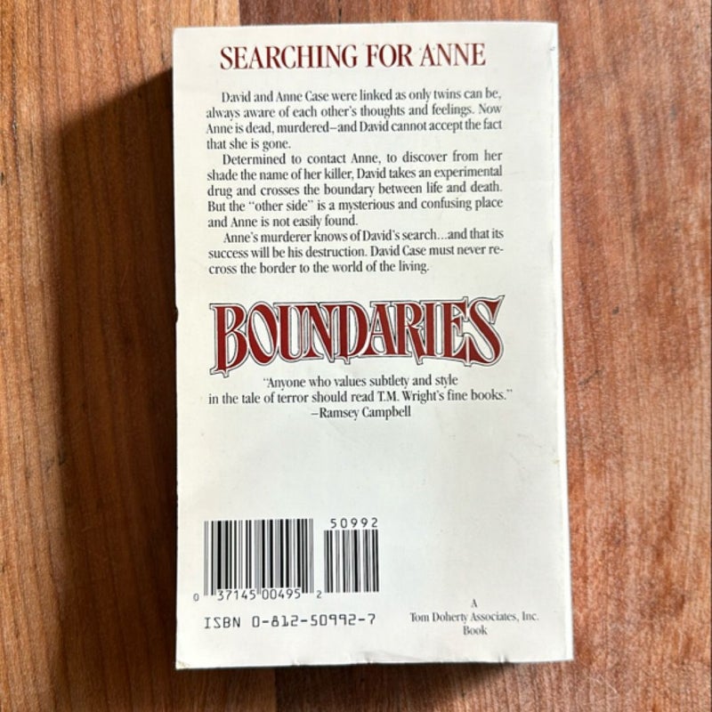 Boundaries