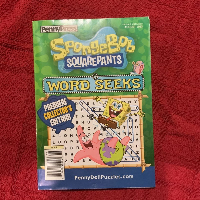 PennyPress SpongeBob SquarePants Word Seeks