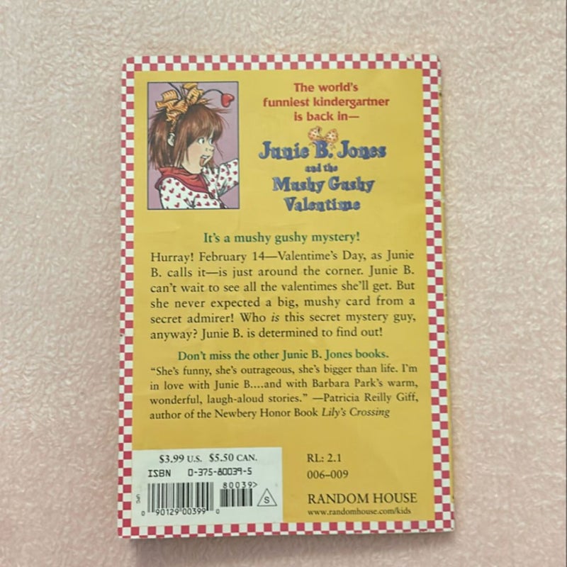 Junie B. Jones #14: Junie B. Jones and the Mushy Gushy Valentime