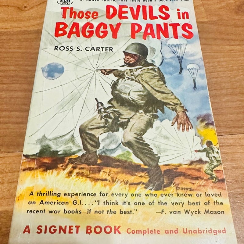 Vintage 1957 “Those Devils in Baggy Pants” by Ross S. Carter, Paperback