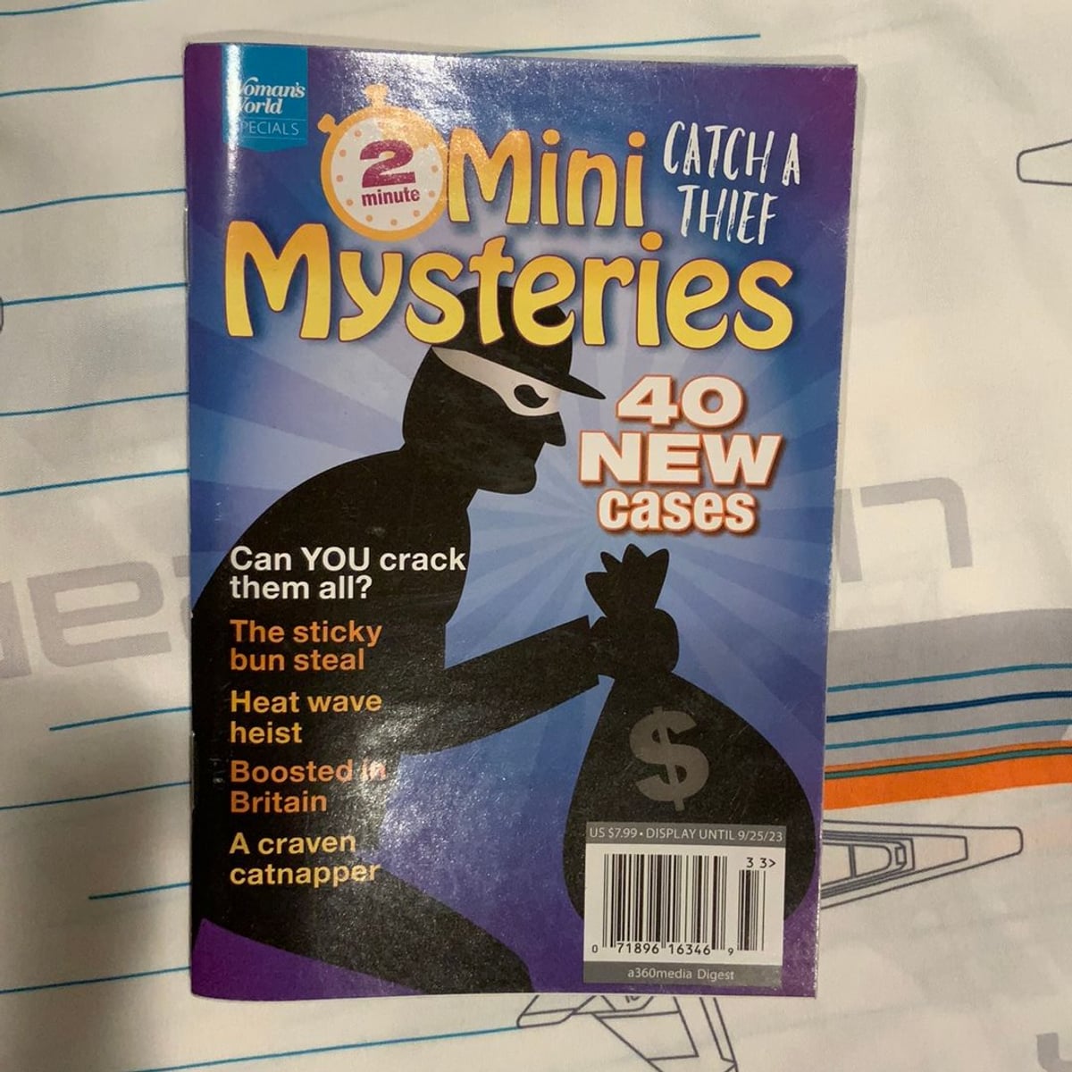 2 minute mini mysteries catch a thief by a360media digest paperback