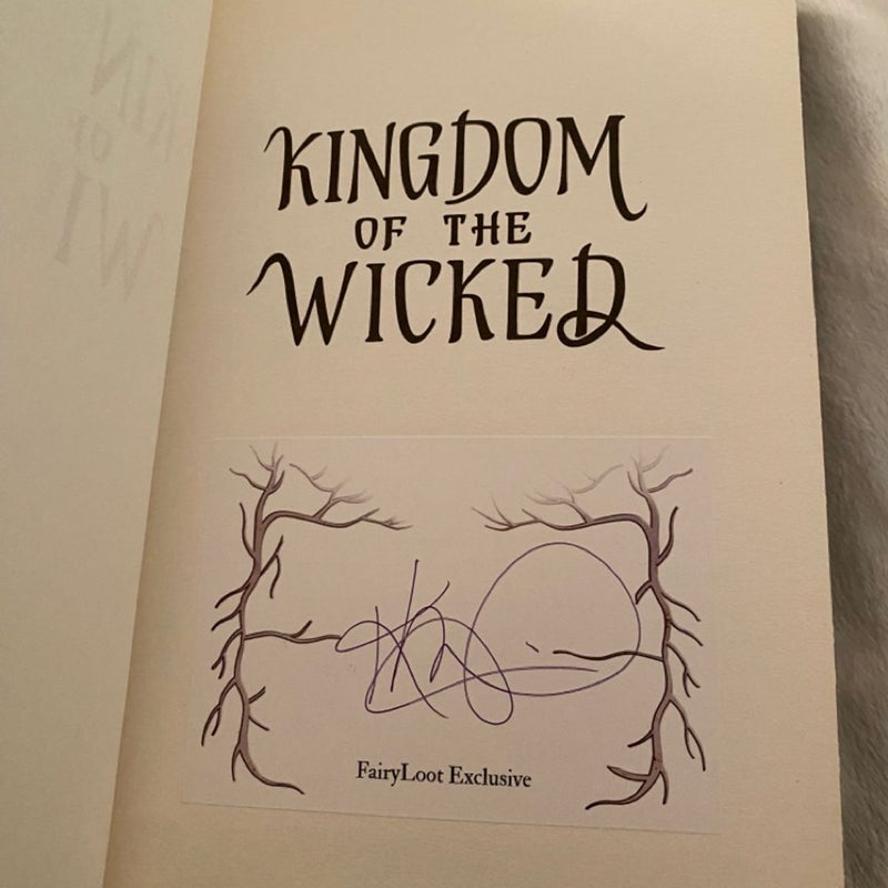 Fairyloot Kingdom of the Wicked