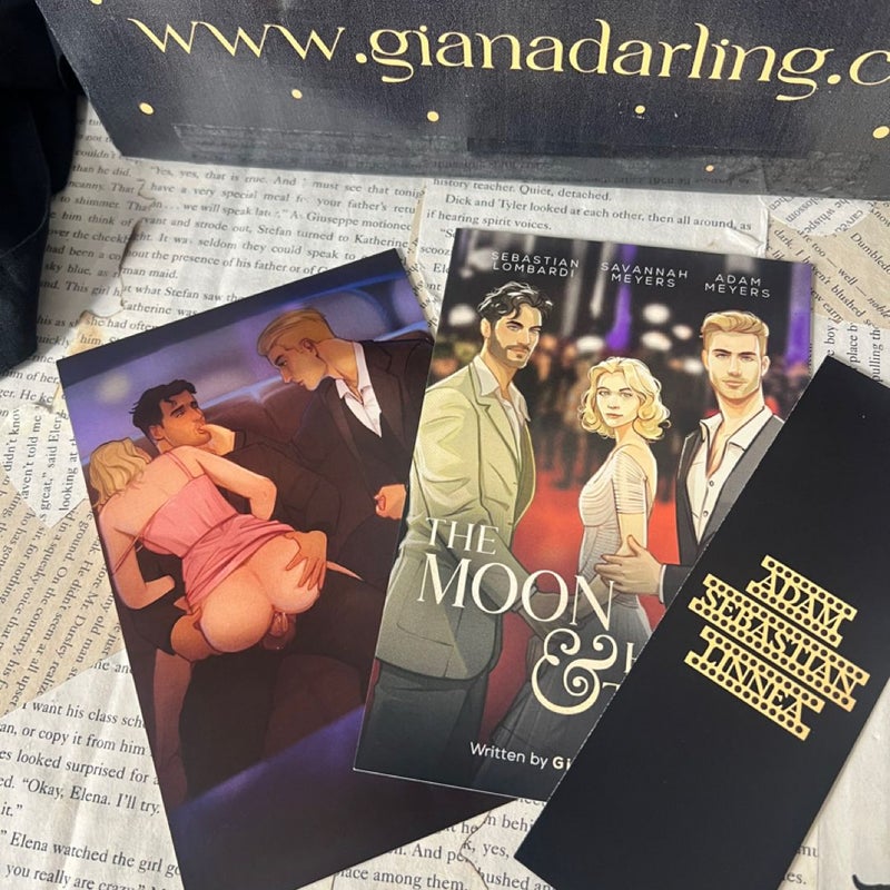 The moon and his tides special edition arc paperback Giana darling