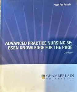 Advanced Practice Nursing Essential Knowledge for the Profession