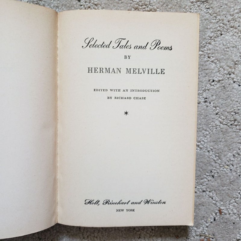 Herman Melville: Selected Tales & Poems (16th Printing, 1966)