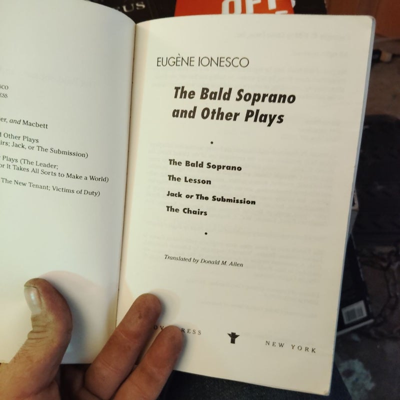 The Bald Saprano and Other Plays