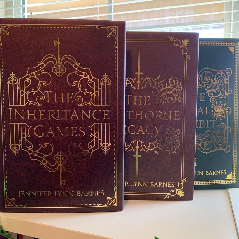 The Inheritance Games Fairyloot SIGNED Exclusive edition shops