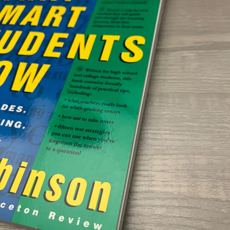 What Smart Students Know