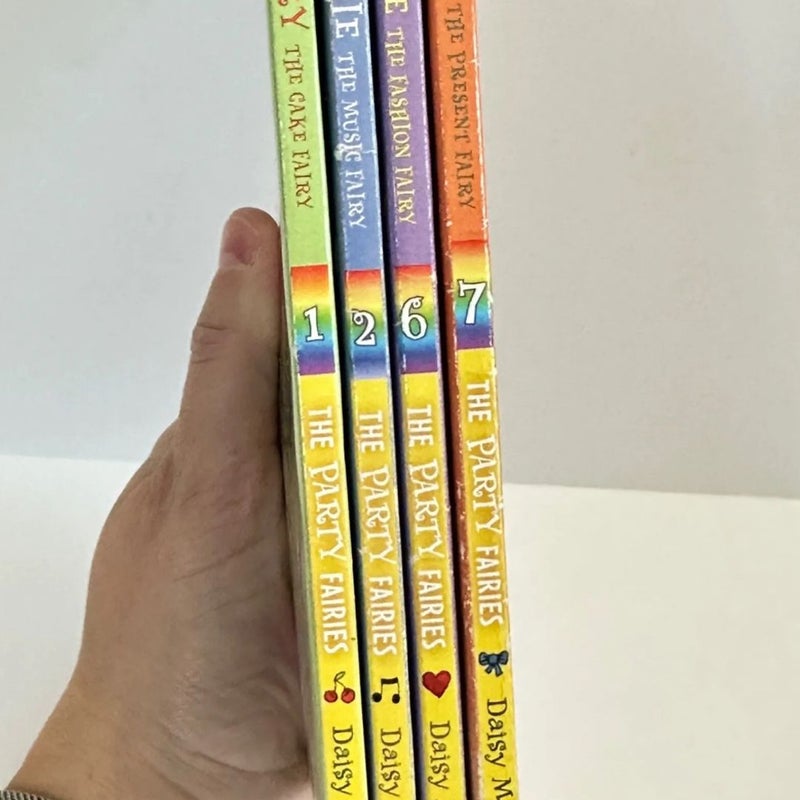 Rainbow Magic, The Party Fairies, 4 books