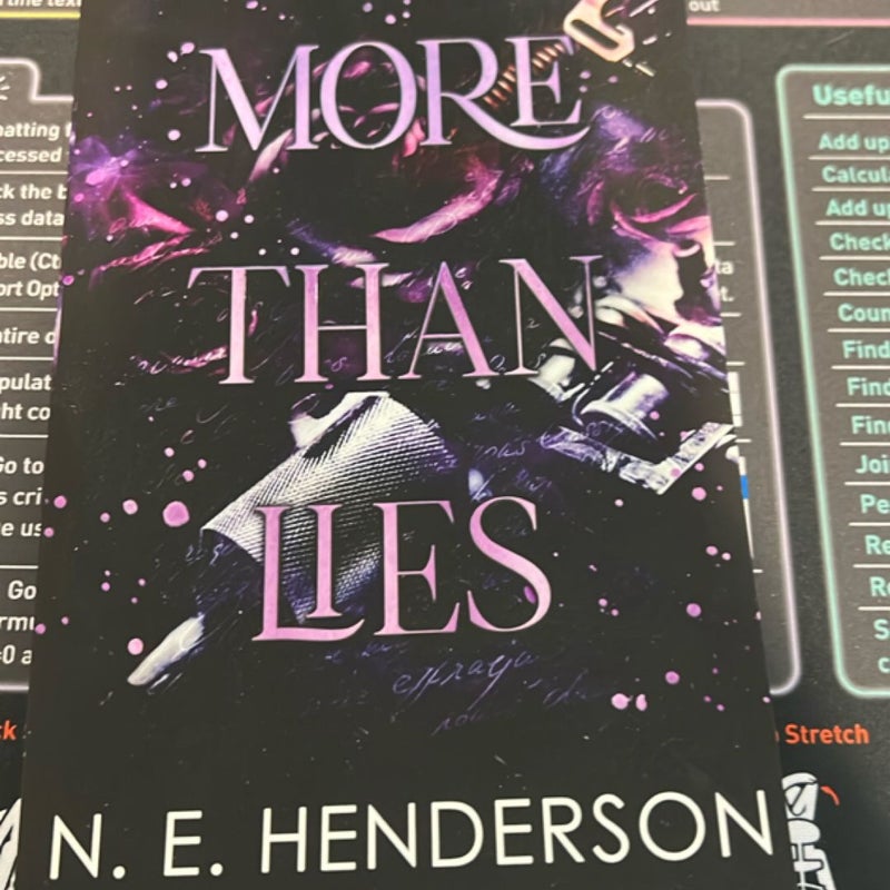 More Than Lies - Signed Special Edition 