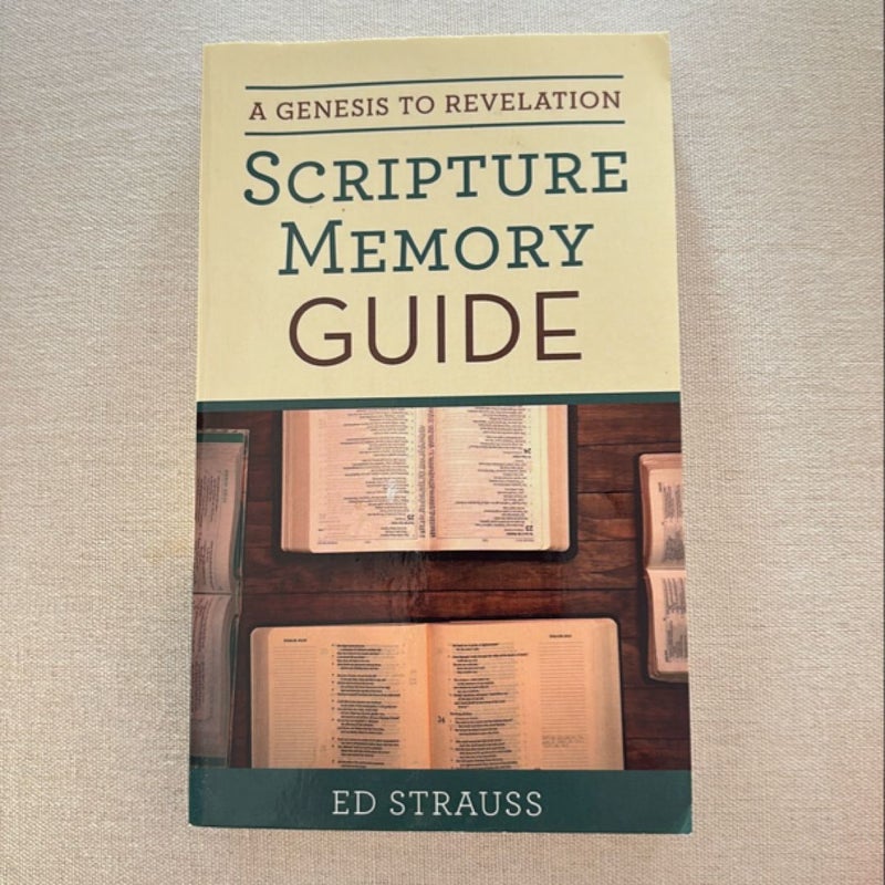 A Genesis to Revelation Scripture Memory Guide