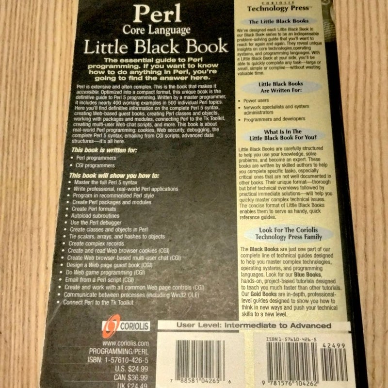 Perl Core Language