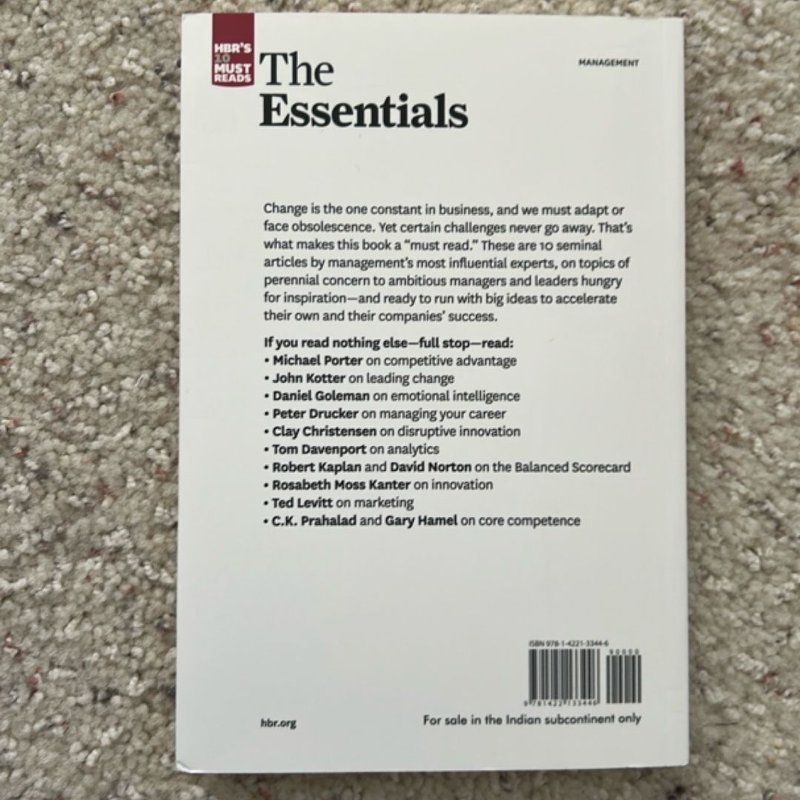 HBR's 10 Must Reads: the Essentials
