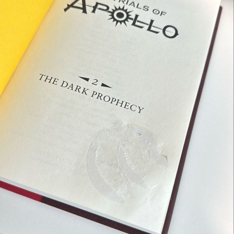 Trials of Apollo, the Book Two the Dark Prophecy (Trials of Apollo, the Book Two)