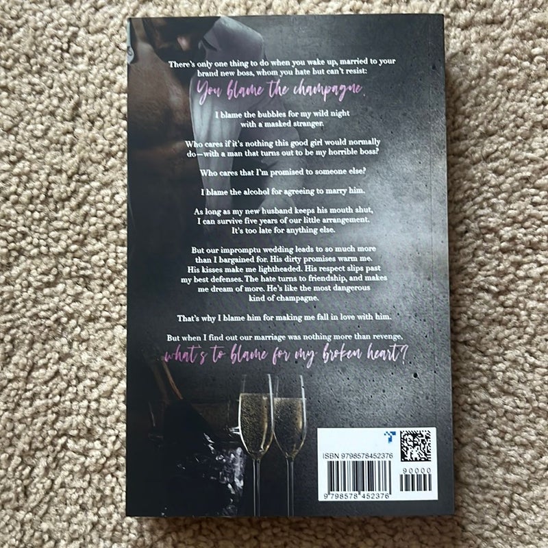 Blame It on the Champagne (signed & personalized)