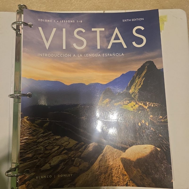 Vistas 6e Student Edition (LL) Lessons (1-6)