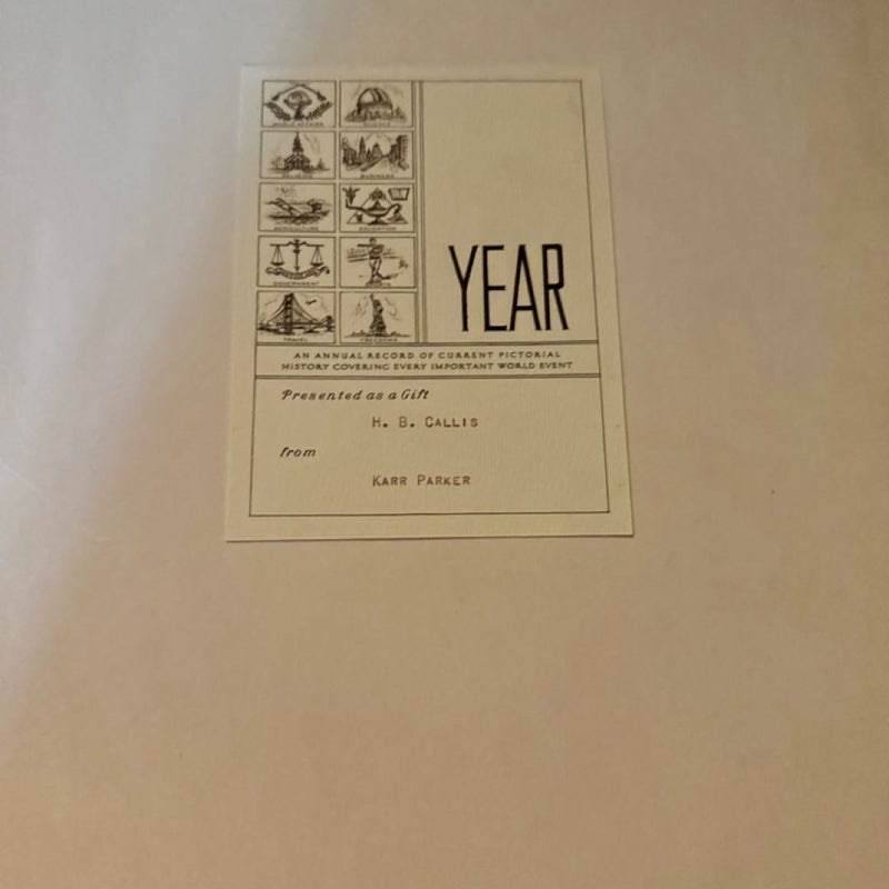 Year 1949 Second Annual Edition Book