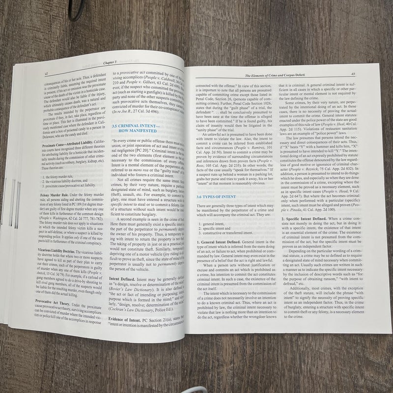 California Criminal Law Concepts 