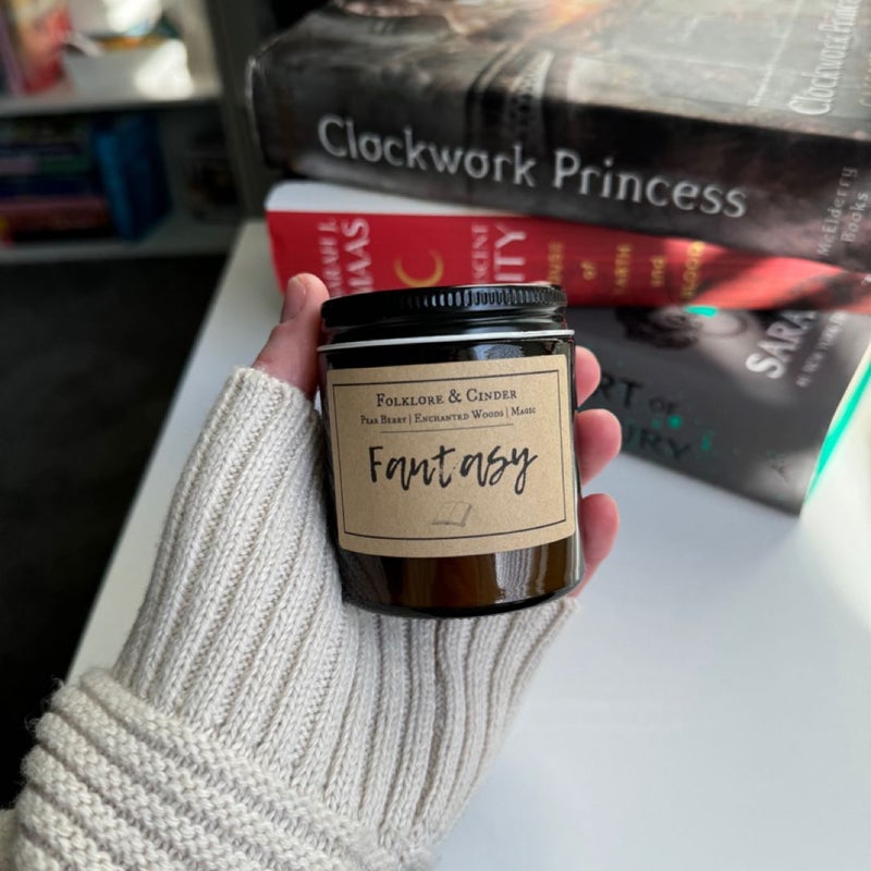 Fantasy Book Candle