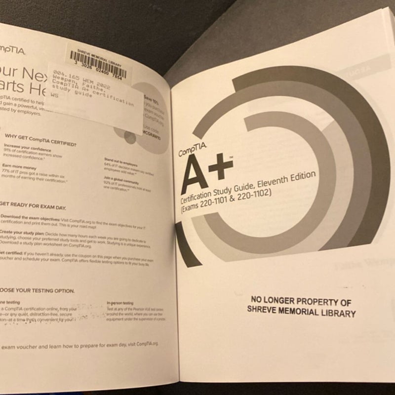 CompTIA a+ Certification Study Guide, Eleventh Edition (Exams 220-1101 & 220-1102)