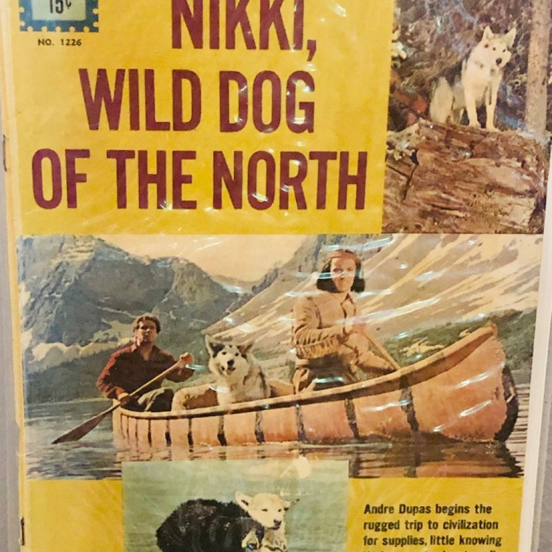 Walt Disney's Nikki Wild Dog of the North Dell Comics Four Color # 1226 Vintage 1961 Comic book