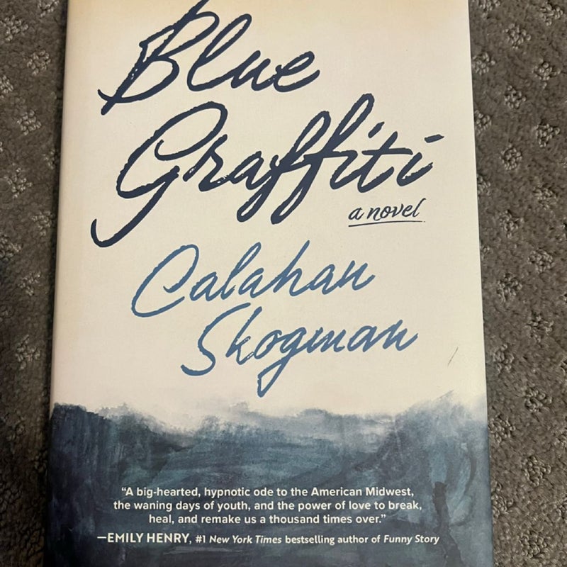 Blue Graffiti- signed