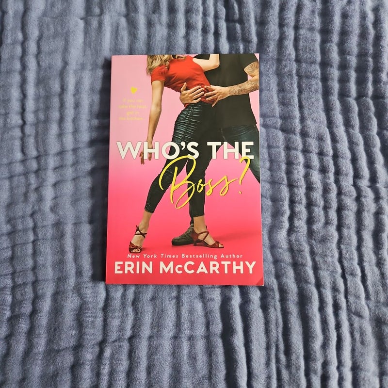 Who's the Boss? by Erin McCarthy signed